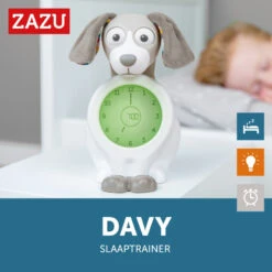 Zazu Davy The Dog Taupe Slaaptrainer En Kinderwekker ZA-DAVY-01 13 Zazu Davy The Dog Taupe Slaaptrainer En Kinderwekker ZA-DAVY-01 -Dirkje || Jollein || bébé-jou Verkoopwinkel zazu davy the dog taupe slaaptrainer za davy 01 3