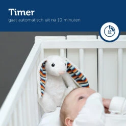 Zazu Heartbeat Bibi Konijn Knuffel Met Geluid ZA-BIBI-01 -Dirkje || Jollein || bébé-jou Verkoopwinkel zazu heartbeat bibi konijn knuffel met geluid za bibi 01 3