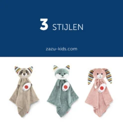 Zazu Robin De Wasbeer Heartbeat Knuffeldoekje ZA-ROBIN-01 25 Zazu Robin De Wasbeer Heartbeat Knuffeldoekje ZA-ROBIN-01 -Dirkje || Jollein || bébé-jou Verkoopwinkel zazu robin de wasbeer heartbeat knuffeldoekje za robin 01 7