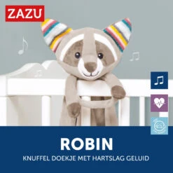Zazu Robin De Wasbeer Heartbeat Knuffeldoekje ZA-ROBIN-01 17 Zazu Robin De Wasbeer Heartbeat Knuffeldoekje ZA-ROBIN-01 -Dirkje || Jollein || bébé-jou Verkoopwinkel zazu robin de wasbeer heartbeat knuffeldoekje za robin 01 8