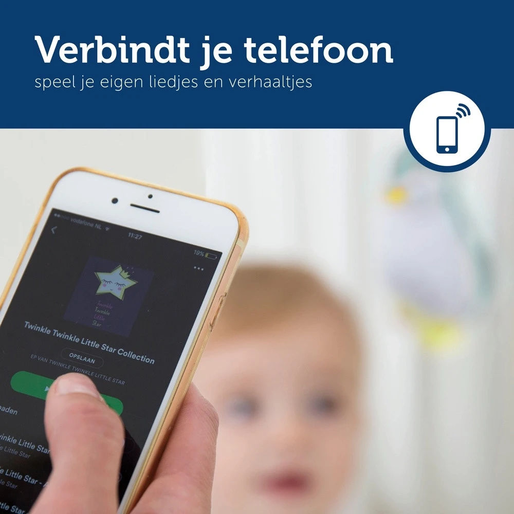 Zazu Zoe De Pinguin Blauw 3 In 1 Muziekdoosje ZA-ZOE-02 - Afbeelding 8