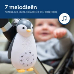 Zazu Zoe De Pinguin Grijs 3 In 1 Muziekdoosje ZA-ZOE-01 -Dirkje || Jollein || bébé-jou Verkoopwinkel zazu zo de pinguin grijs 3 in 1 muziekdoosje za zoe 01