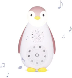 Zazu Zoe De Pinguin Roze 3 In 1 Muziekdoosje ZA-ZOE-03 -Dirkje || Jollein || bébé-jou Verkoopwinkel zazu zoe de pinguin roze 3 in 1 muziekdoosje za zoe 03